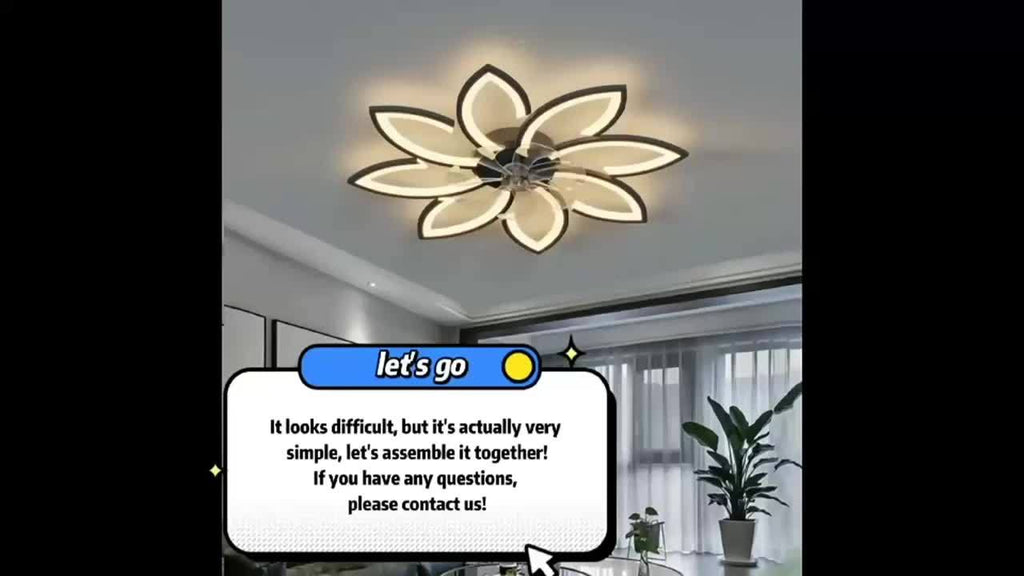 LED-Deckenleuchte, Schwarz 78CM für Zuhause und Schlafzimmer – Detailansicht 11