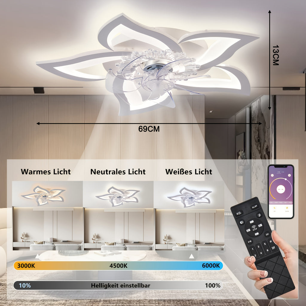 LED-Deckenleuchte, Weiße Farbe, 81cm für unterwegs und Zuhause – Detailansicht 5