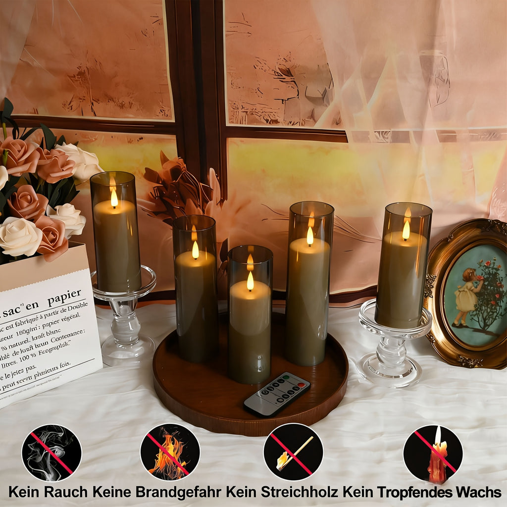 LED-Kerzen für Halloween-Tisch-Mittelstück-Deko, LED-Beleuchtung für Schlafzimmer und Bett – Detailansicht 7