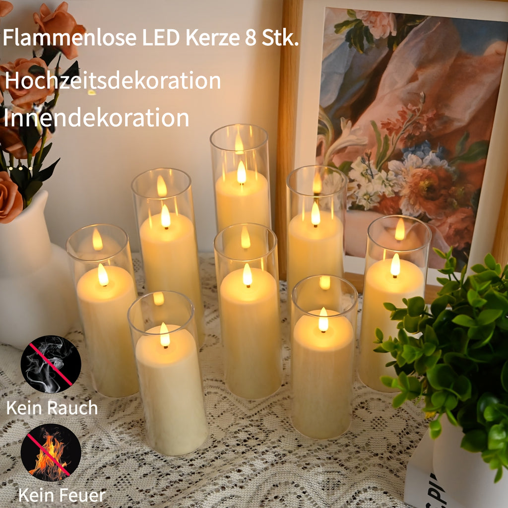 LED-Kerzen für Hochzeitsdeko Tisch-Mittelstück, LED-Beleuchtung für Schlafzimmer und Bett – Detailansicht 8