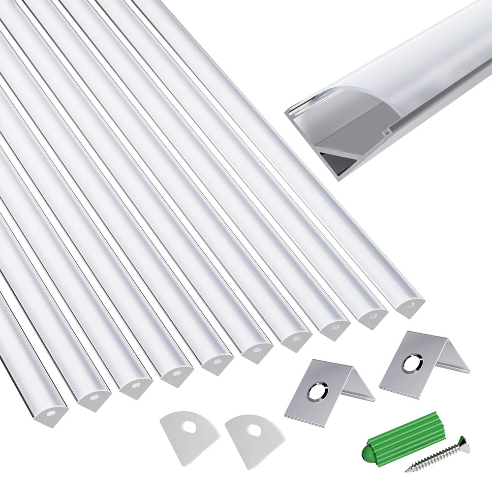 LED-Leuchtmittel, LED-Beleuchtung für Barriereleuchten mit opaler Linsenabdeckung und Lichtleisten – Hauptansicht