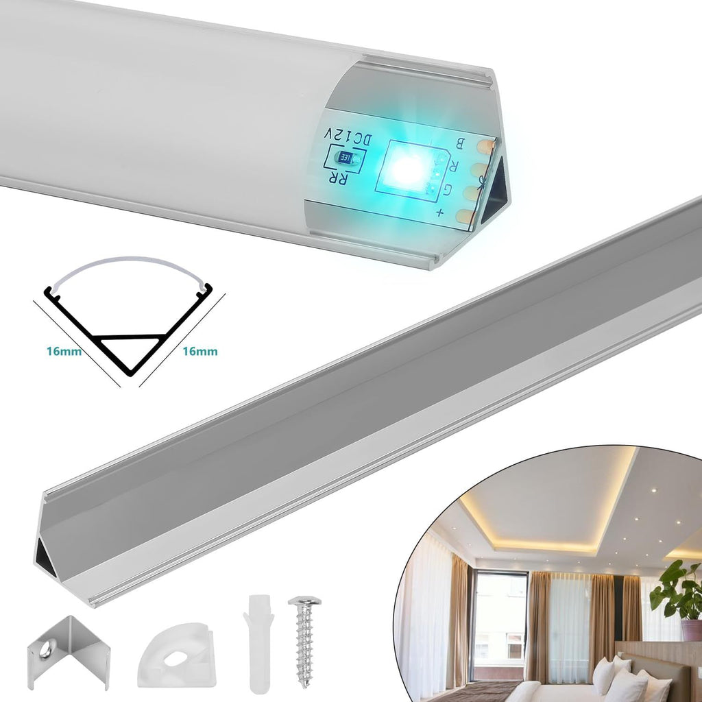 LED-Leuchtmittel, LED-Beleuchtung für Barriereleuchten mit opaler Linsenabdeckung und Lichtleisten – Detailansicht 5
