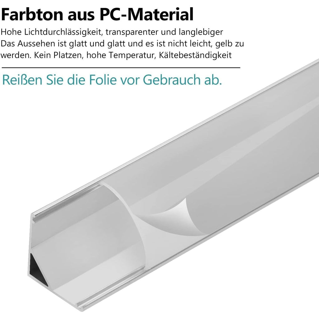 LED-Leuchtmittel, LED-Beleuchtung für Barriereleuchten mit opaler Linsenabdeckung und Lichtleisten – Detailansicht 6