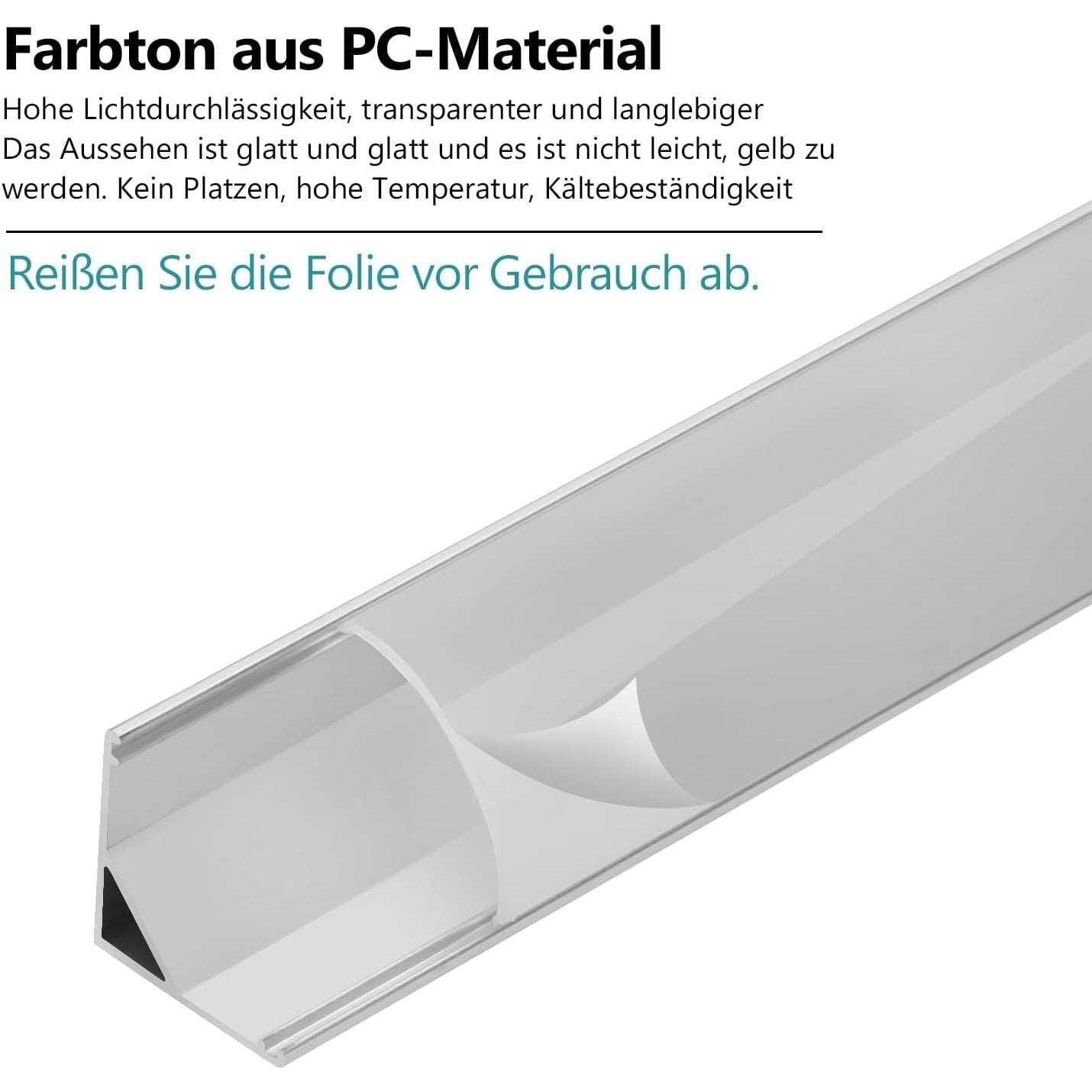 LED-Leuchtmittel, LED-Beleuchtung für Barriereleuchten mit opaler Linsenabdeckung und Lichtleisten – Detailansicht 6