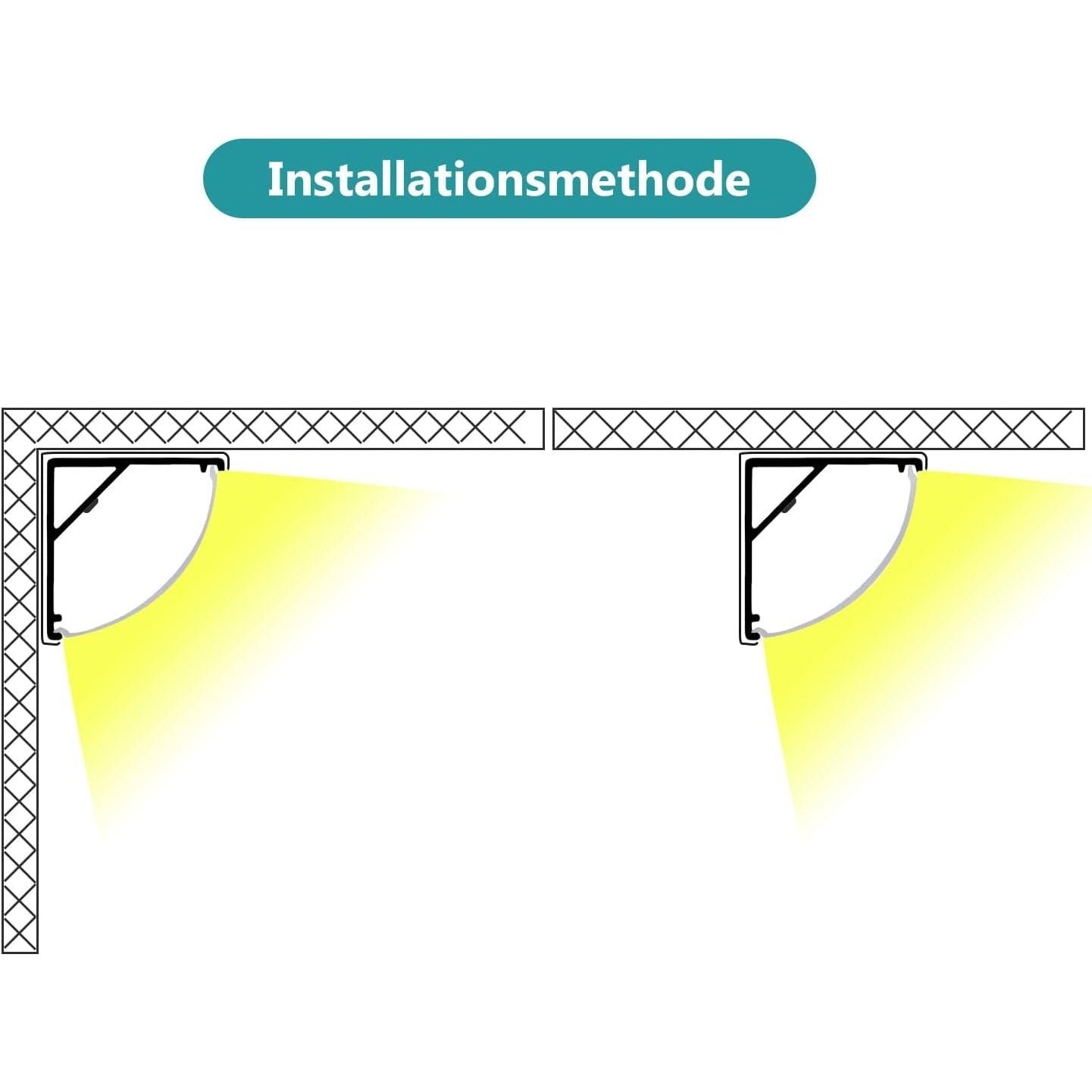 LED-Leuchtmittel, LED-Beleuchtung für Barriereleuchten mit opaler Linsenabdeckung und Lichtleisten – Detailansicht 7