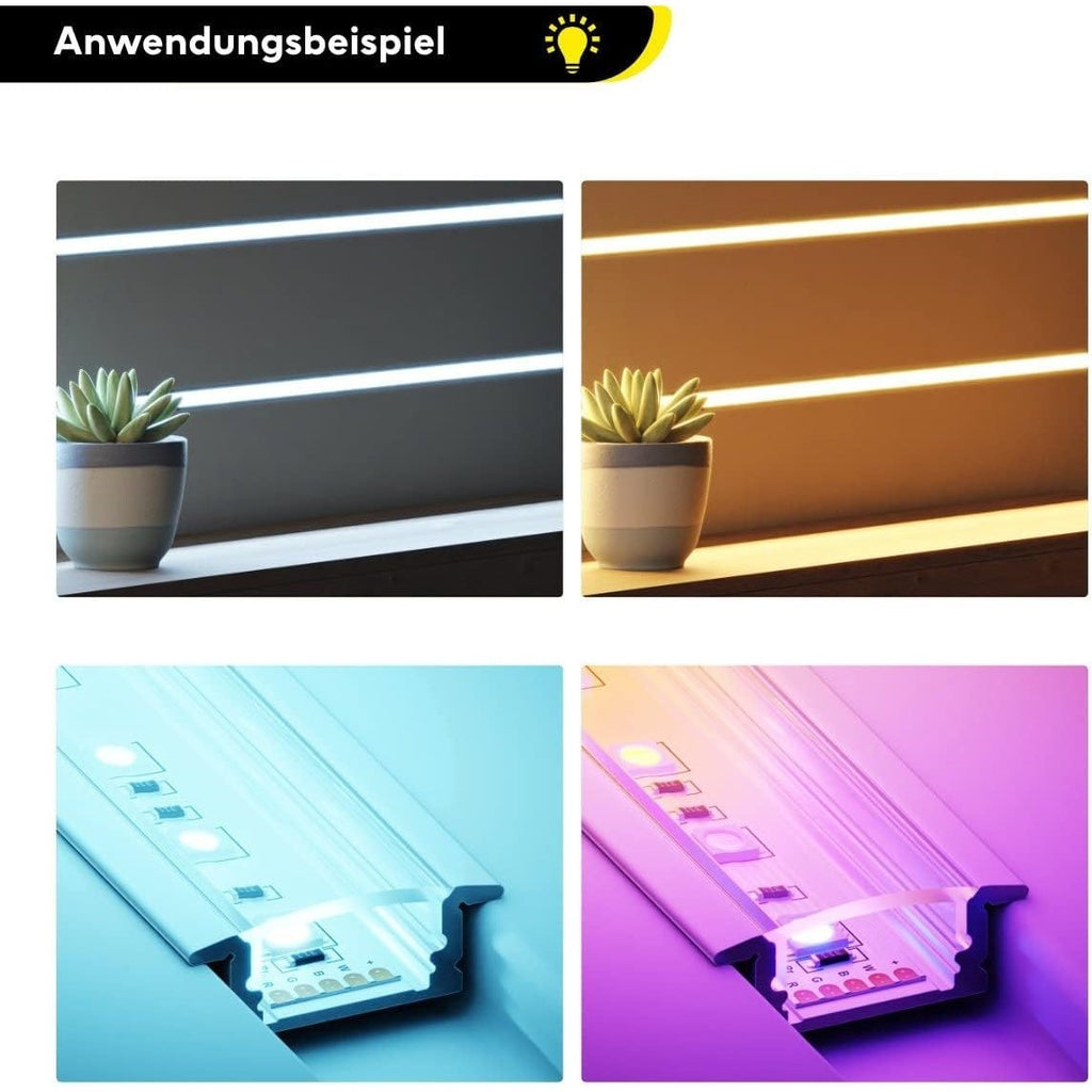 LED-Leuchtmittel, LED-Beleuchtung für Barriereleuchten mit opaler Linsenabdeckung und Lichtleisten – Detailansicht 15