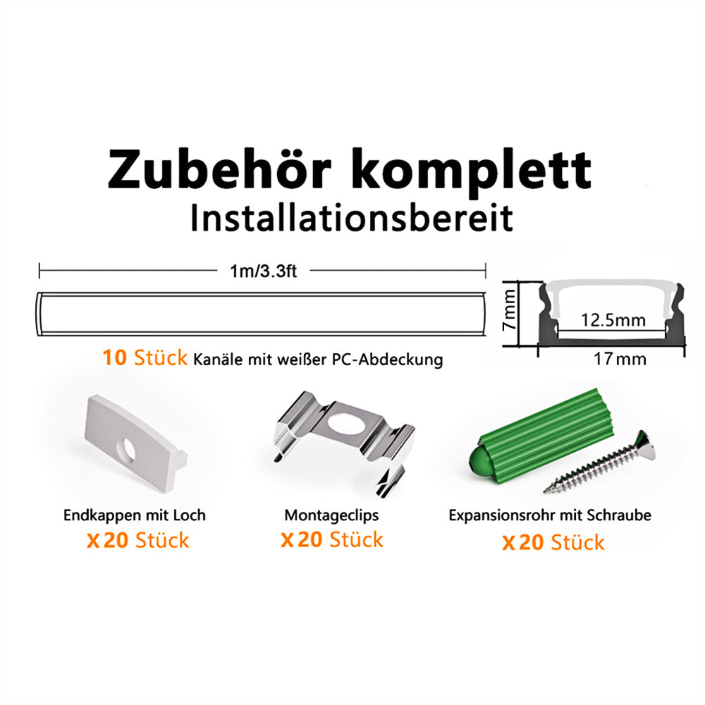 LED-Leuchtmittel, LED-Beleuchtung für Barriereleuchten mit opaler Linsenabdeckung und Lichtleisten – Detailansicht 32