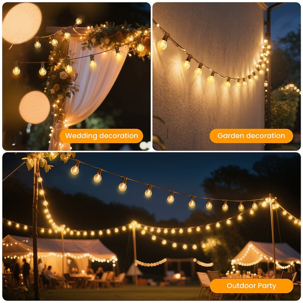 LED-Lichterkette, LED-Beleuchtung für Garten und Terrasse – Detailansicht 6