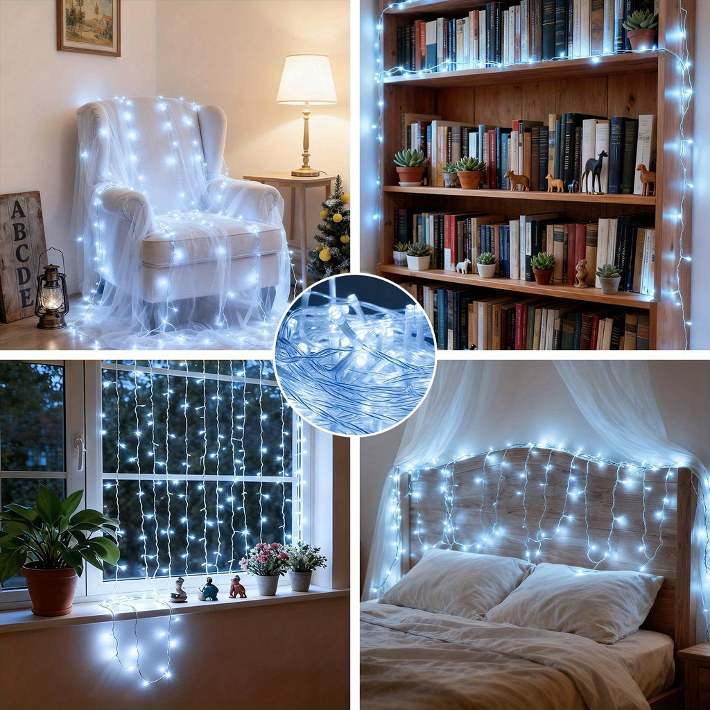 LED-Lichterkette, LED-Beleuchtung für Weihnachtsbaum und Weihnachts – Detailansicht 7