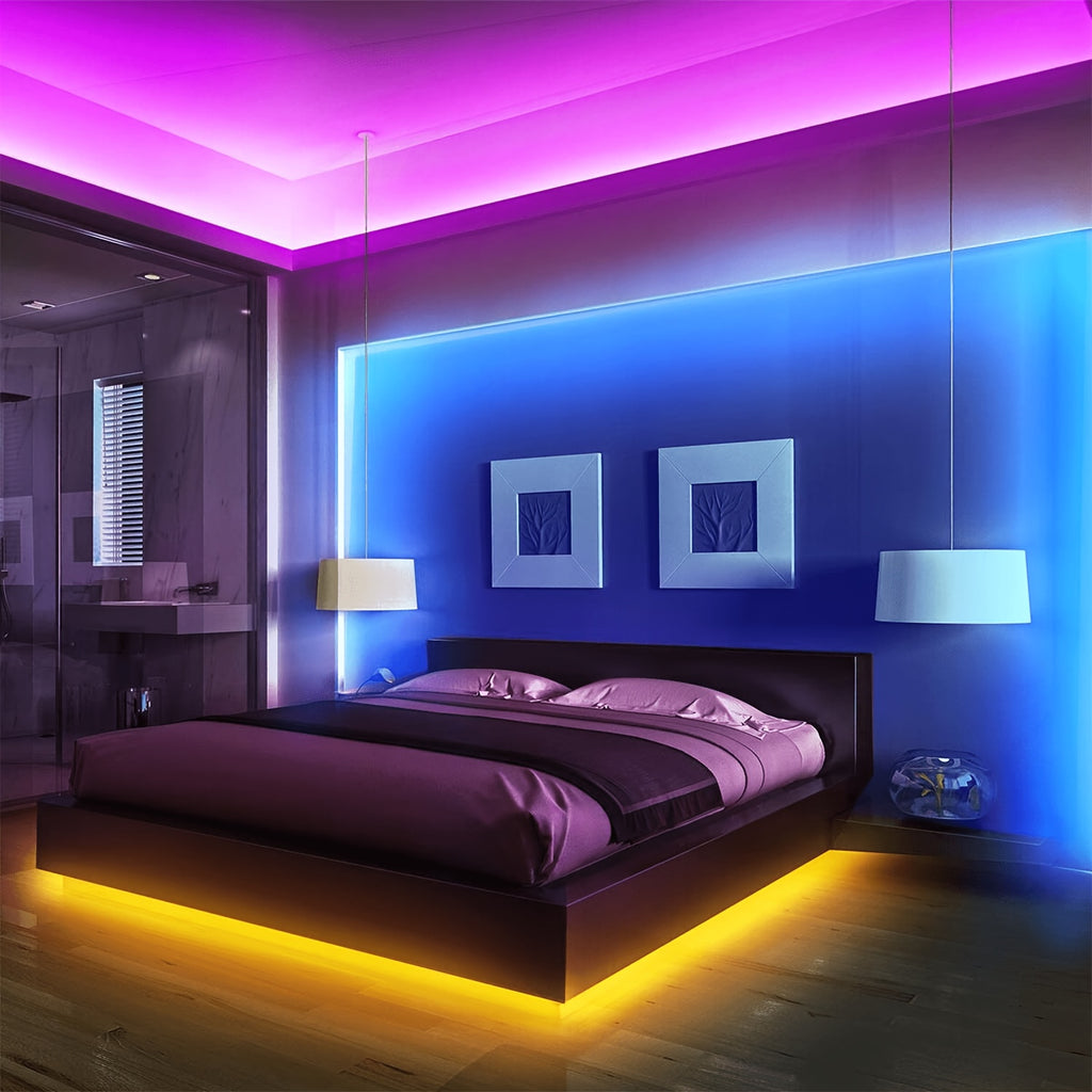 LED-Lichtstreifen, 98,4 Fuß/30 M für Schlafzimmer – Detailansicht 8