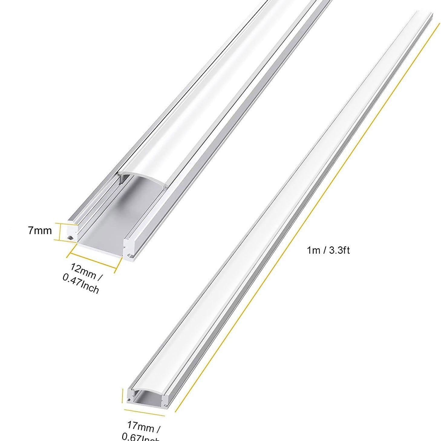 LED-Lichtstreifen, LED-Beleuchtung für Büro und Homeoffice – Detailansicht 5