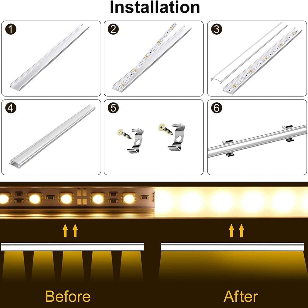 LED-Lichtstreifen, LED-Beleuchtung für Büro und Homeoffice – Detailansicht 8