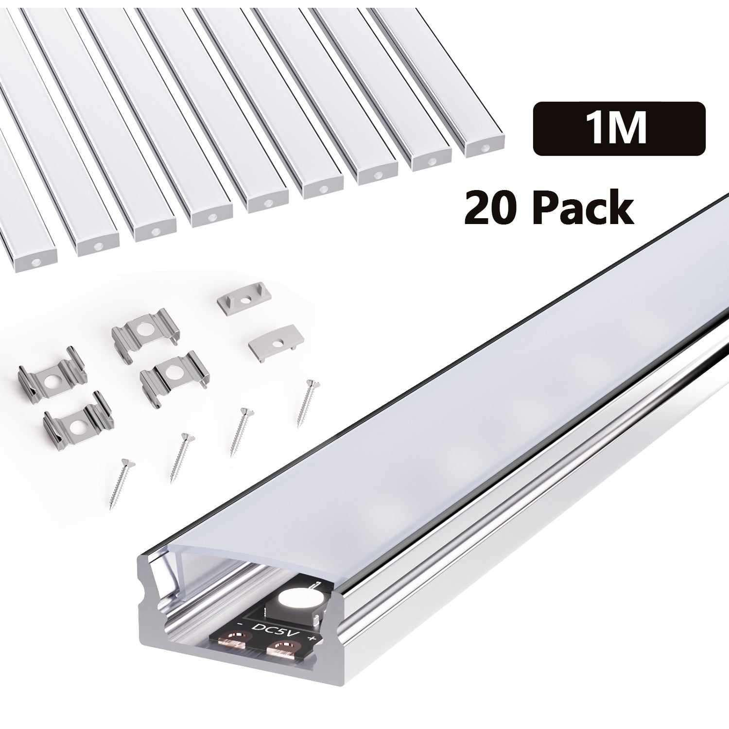 LED-Lichtstreifen, LED-Beleuchtung für Büro und Homeoffice – Detailansicht 24