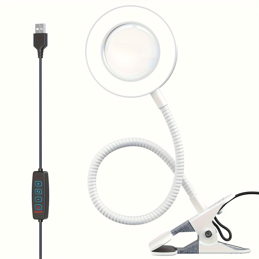 LED-Lupe, LED-Beleuchtung für Arbeitszimmer und Homeoffice – Detailansicht 12