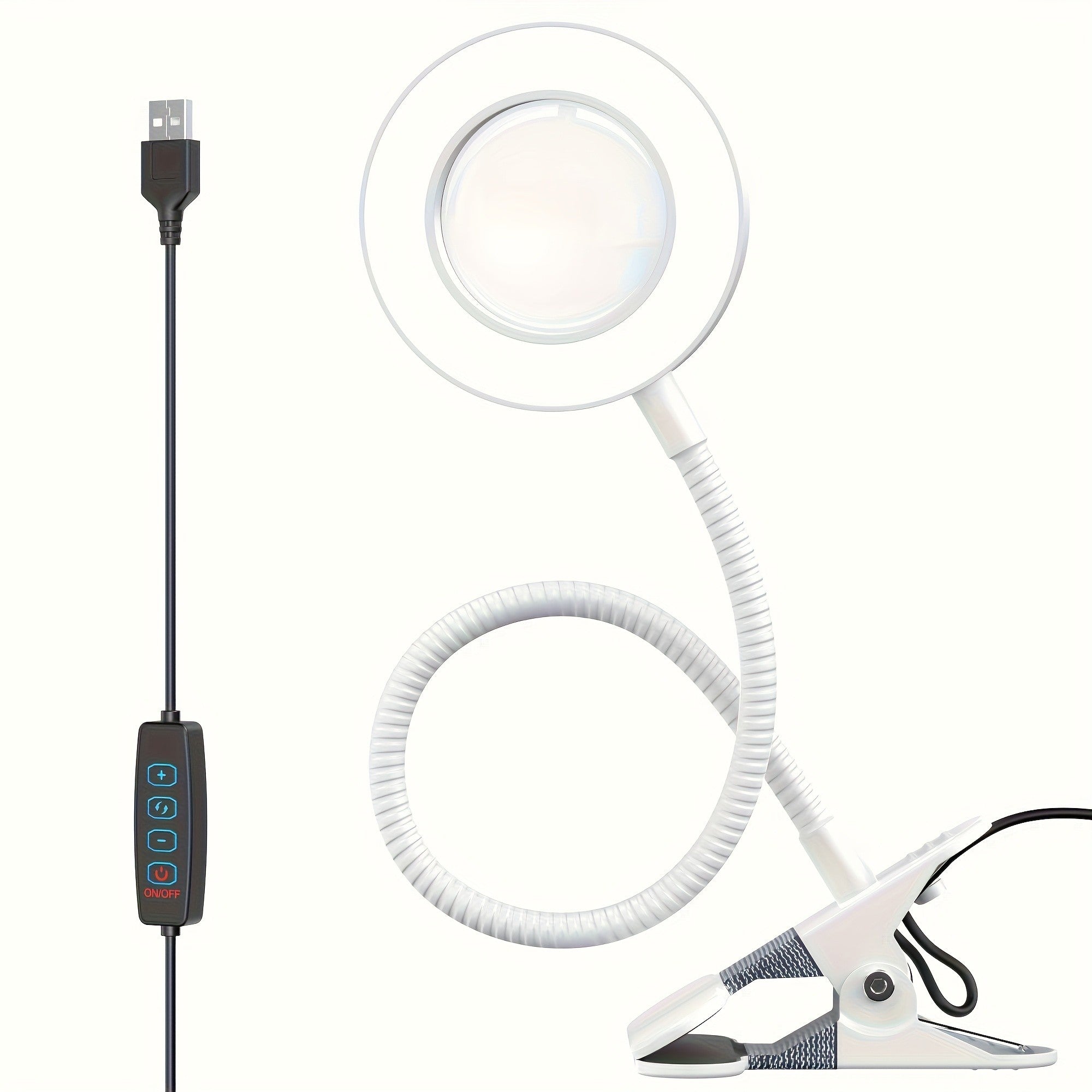 LED-Lupe, LED-Beleuchtung für Arbeitszimmer und Homeoffice – Detailansicht 12
