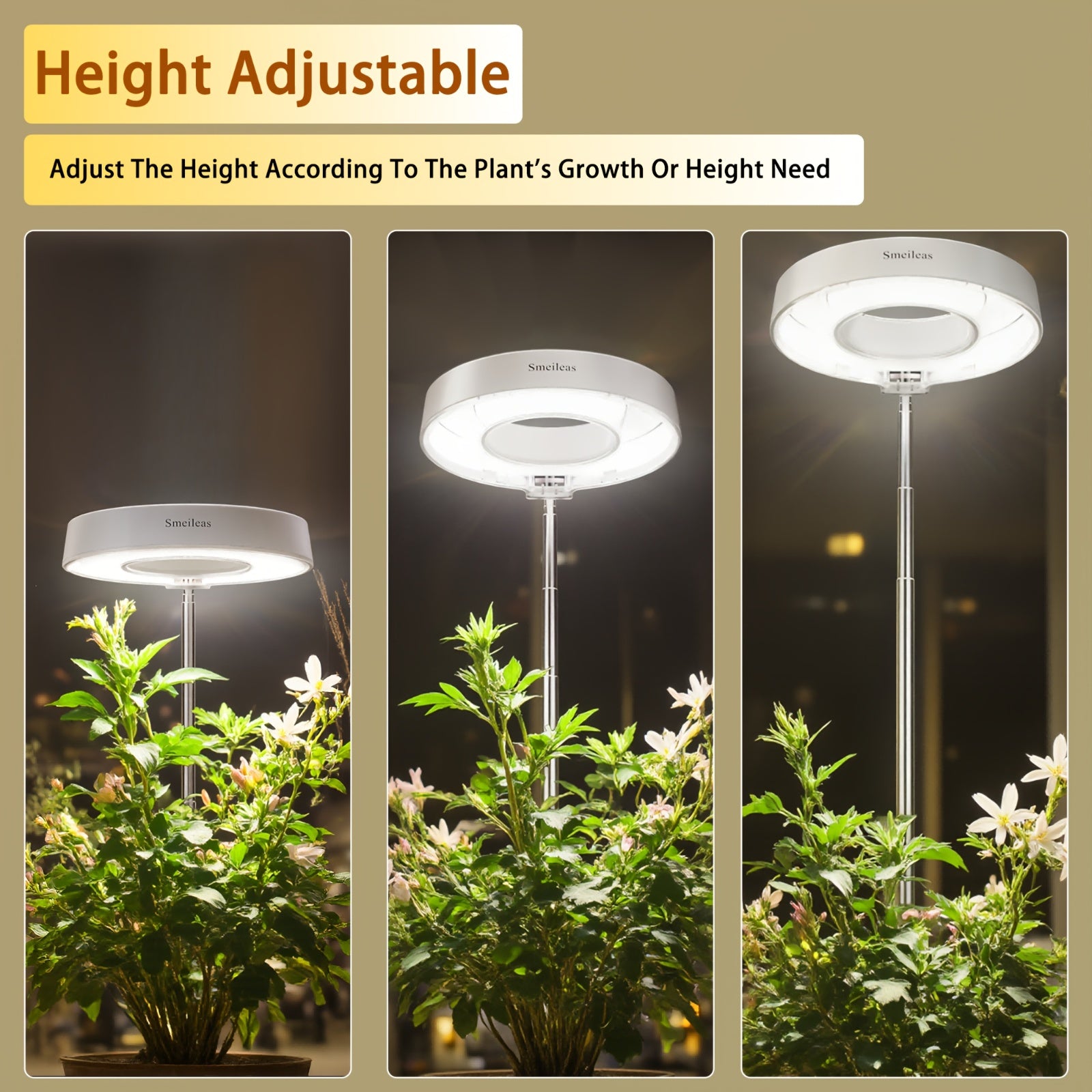 LED-Pflanzenlampen, LED-Beleuchtung für Garten und Terrasse – Detailansicht 2