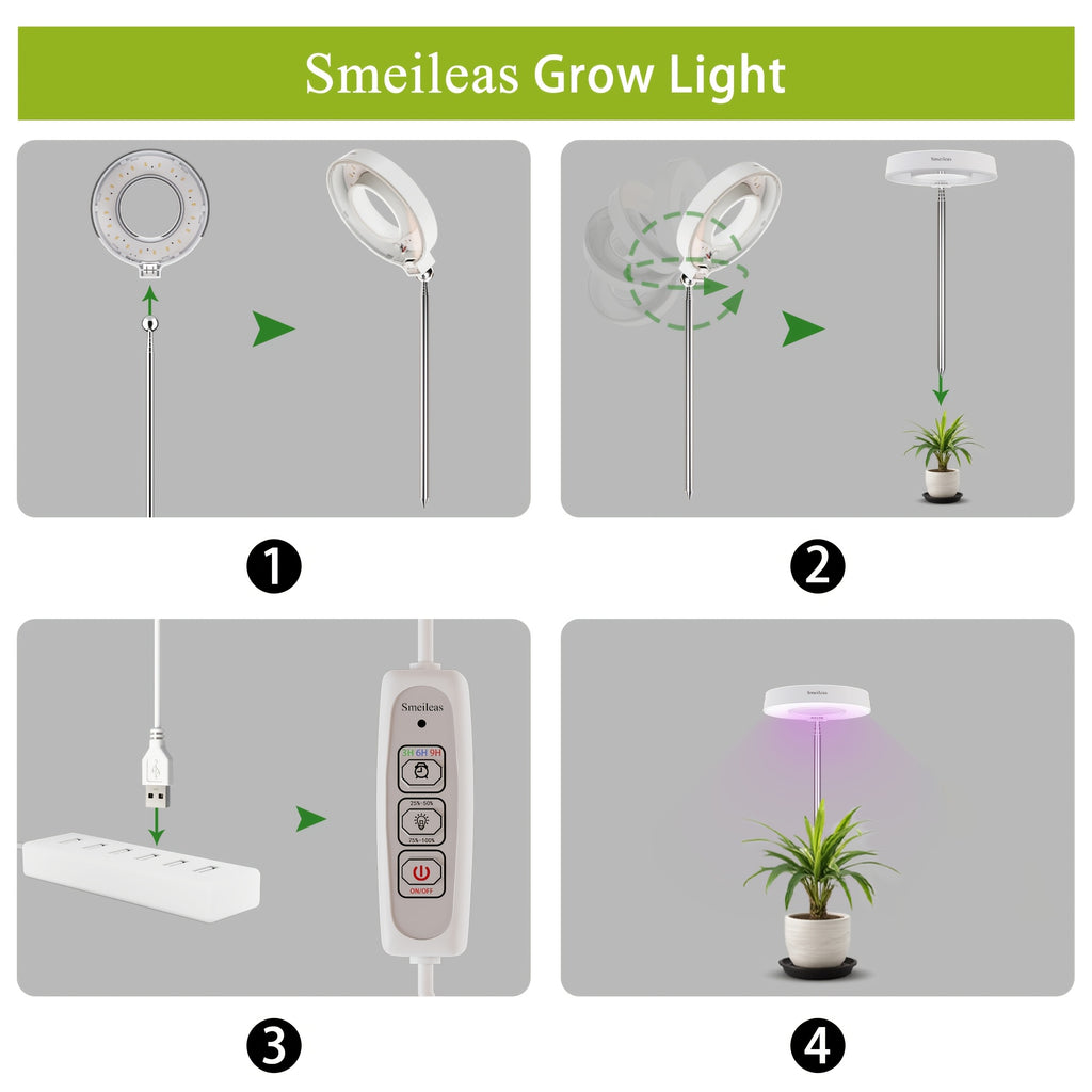 LED-Pflanzenlampen, LED-Beleuchtung für Garten und Terrasse – Detailansicht 10