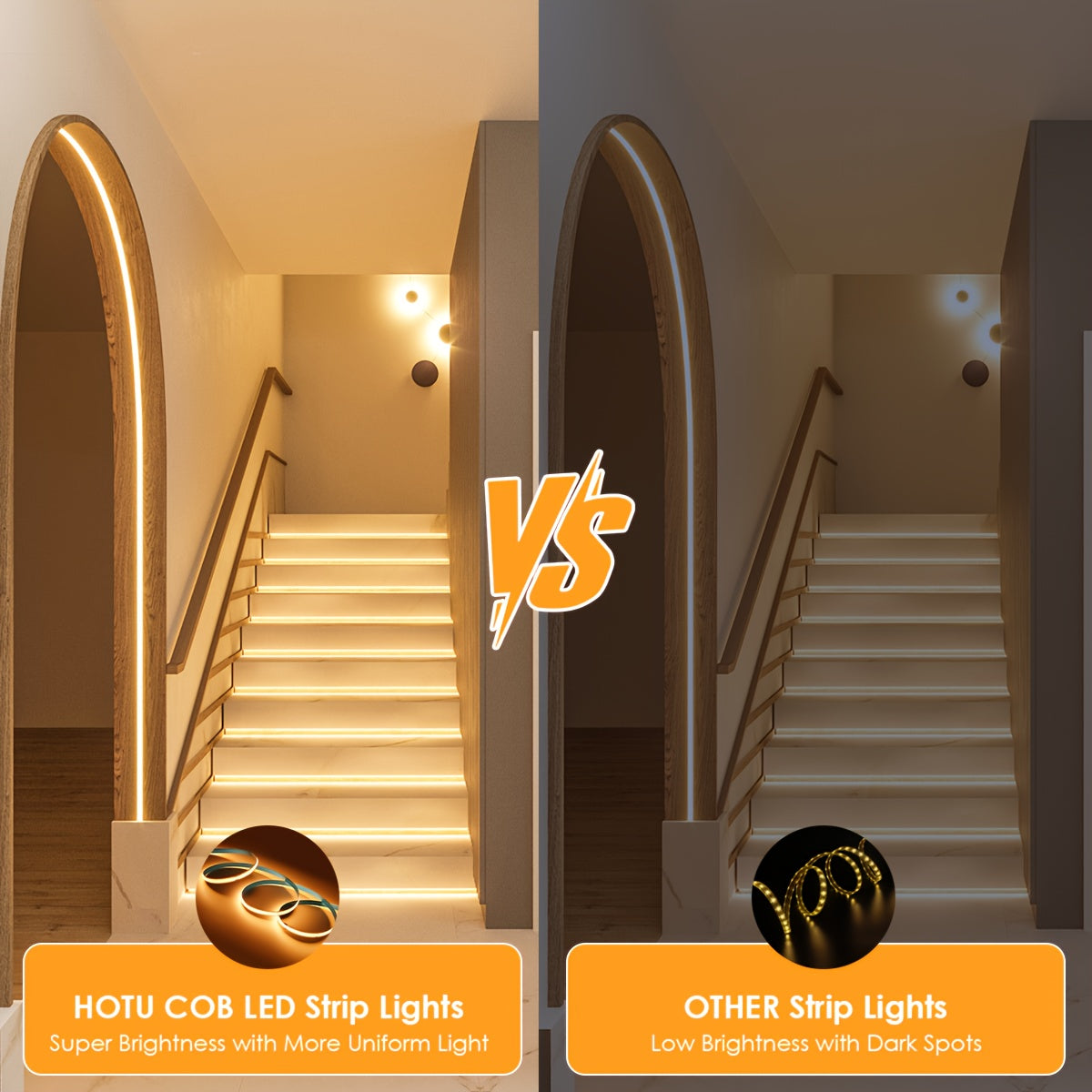 LED Streifen Licht, LED-Beleuchtung für Küche und Essbereich – Detailansicht 14