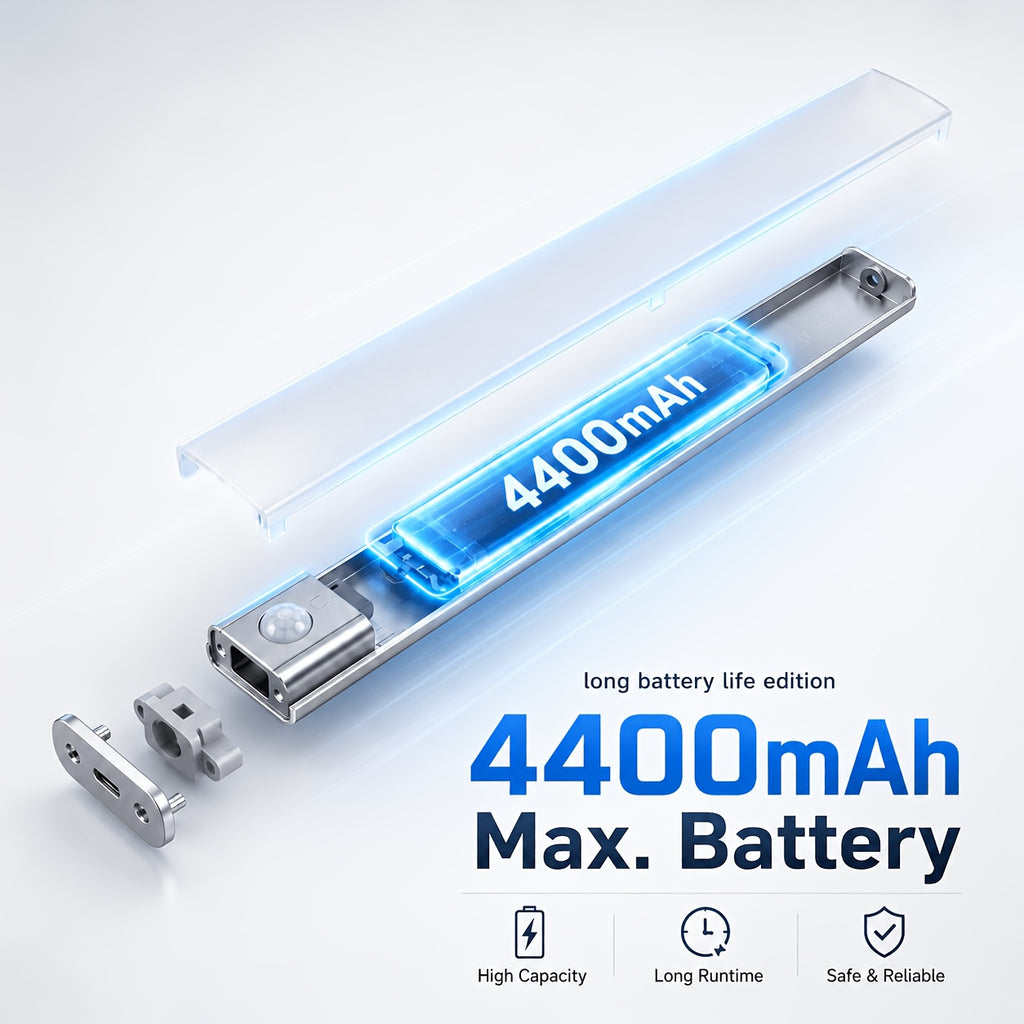 LED-Unterschrankleuchte, 4400 mAh für Küche – Detailansicht 8