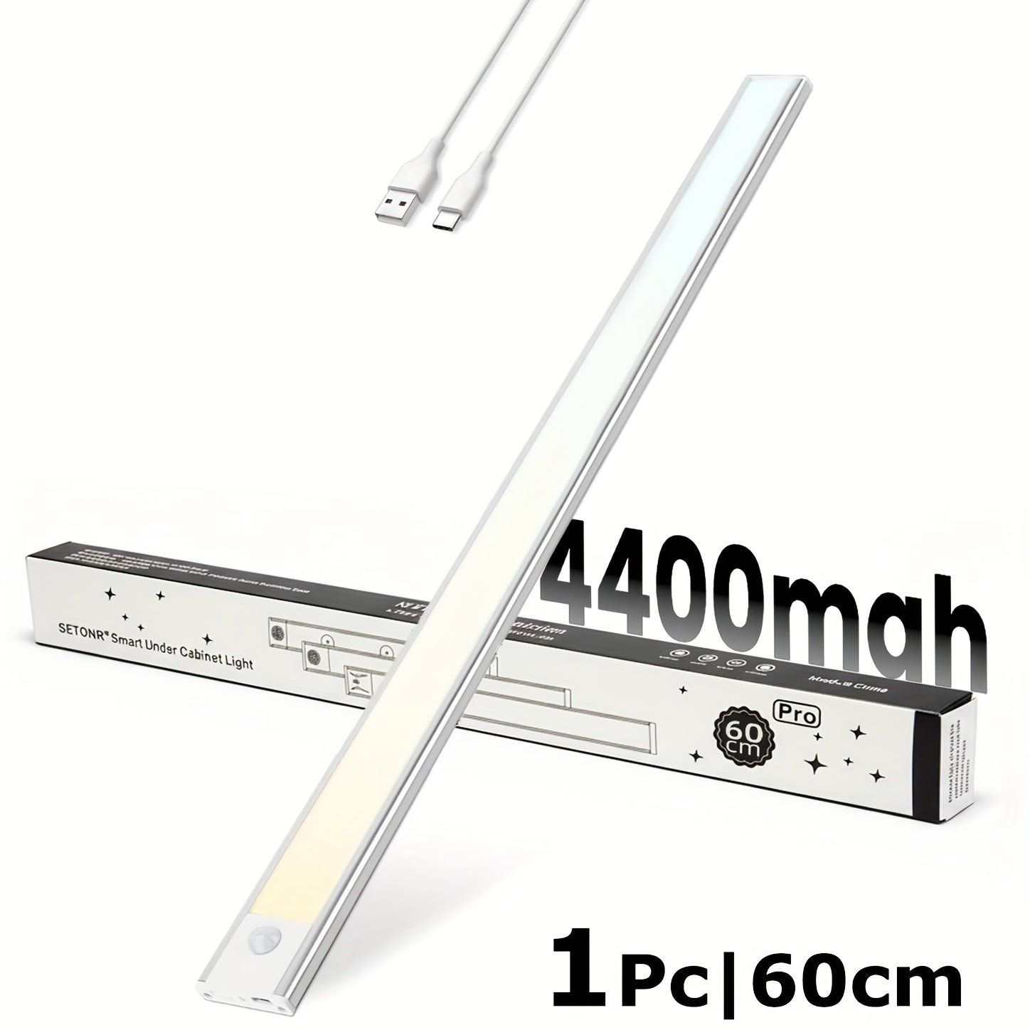 LED-Unterschrankleuchte, 4400 mAh für Küche – Detailansicht 10
