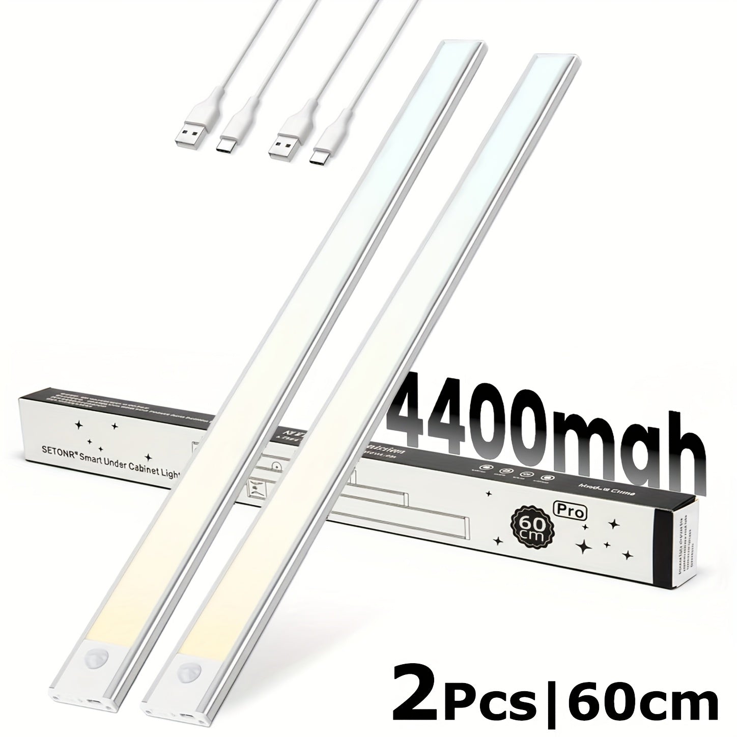 LED-Unterschrankleuchte, 4400 mAh für Küche – Detailansicht 14