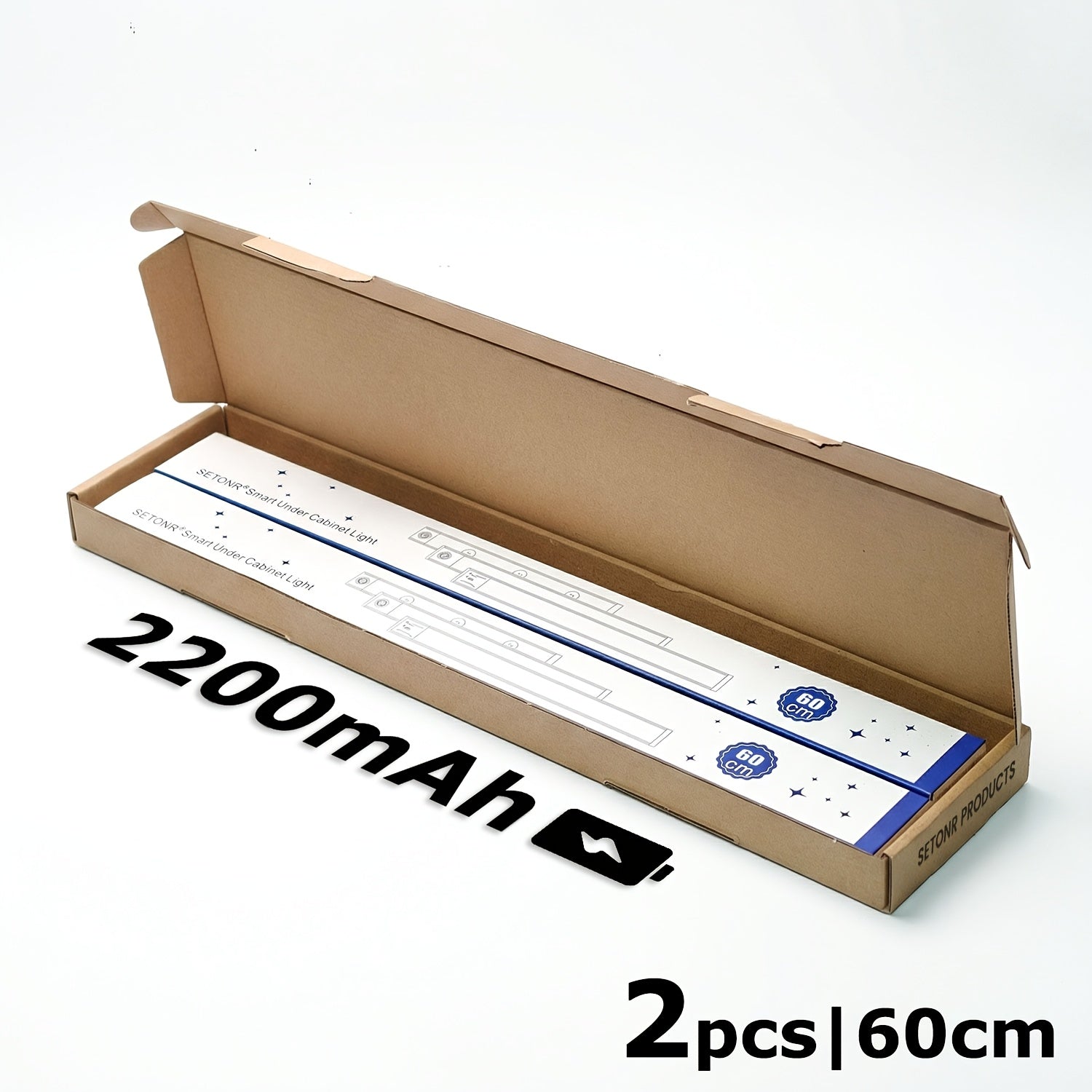 LED-Unterschrankleuchte, 4400 mAh für Küche – Detailansicht 17