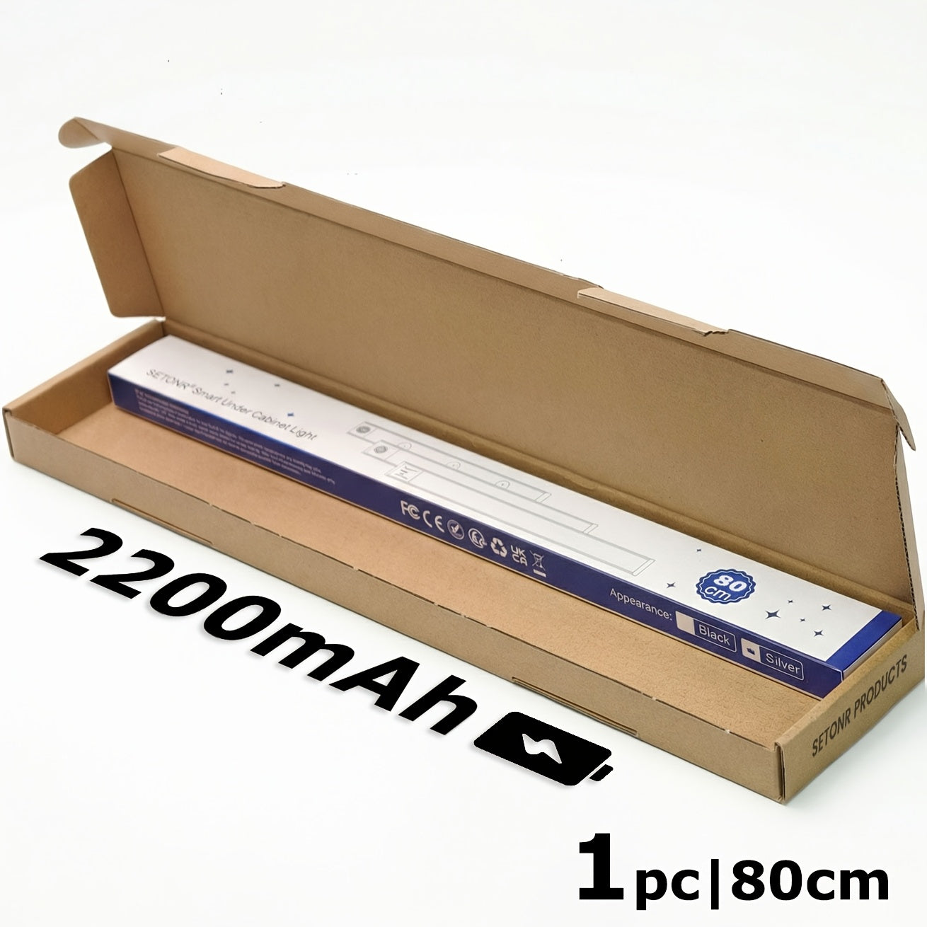 LED-Unterschrankleuchte, 4400 mAh für Küche – Detailansicht 24
