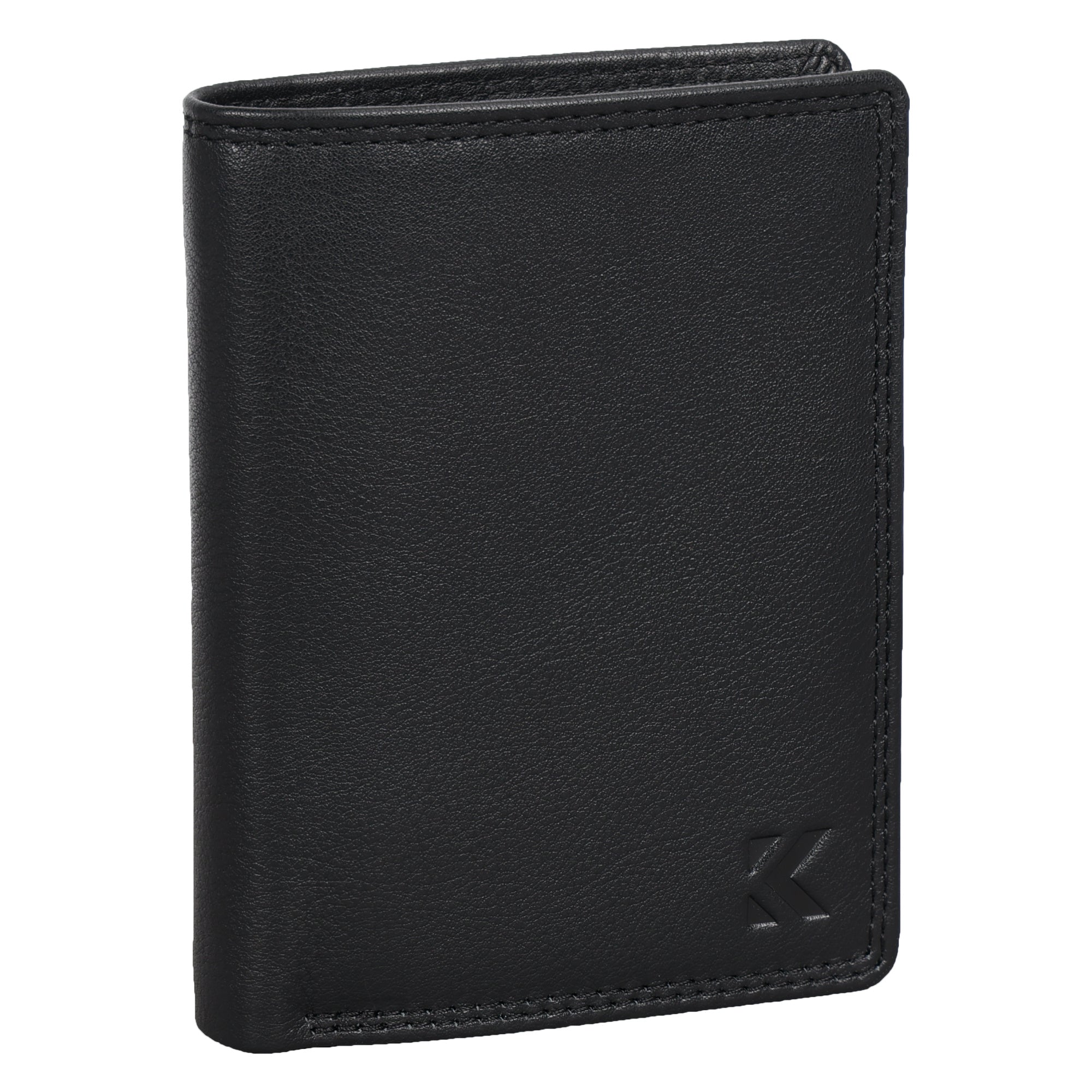 Leder Geldbörse Herren Portemonnaie RFID, 12 x 9,5 x 2 cm für Alltag und Zuhause – Detailansicht 4