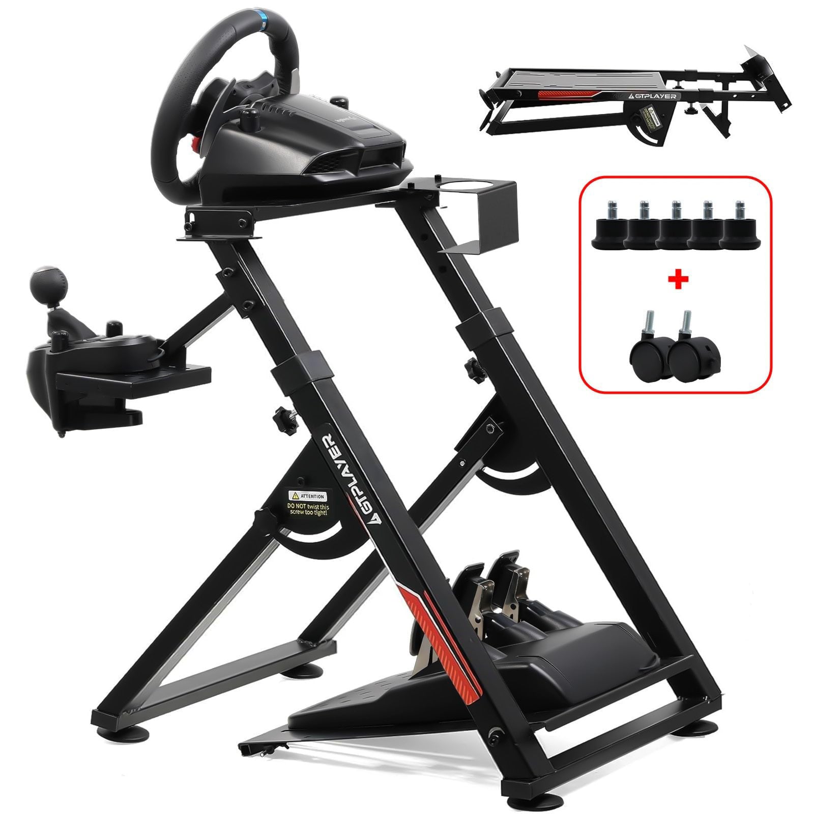 Lenkradhüllen, ORANGE für Lenkrad Gaming Wheel Stand Racing und Fahrzeug – Detailansicht 7