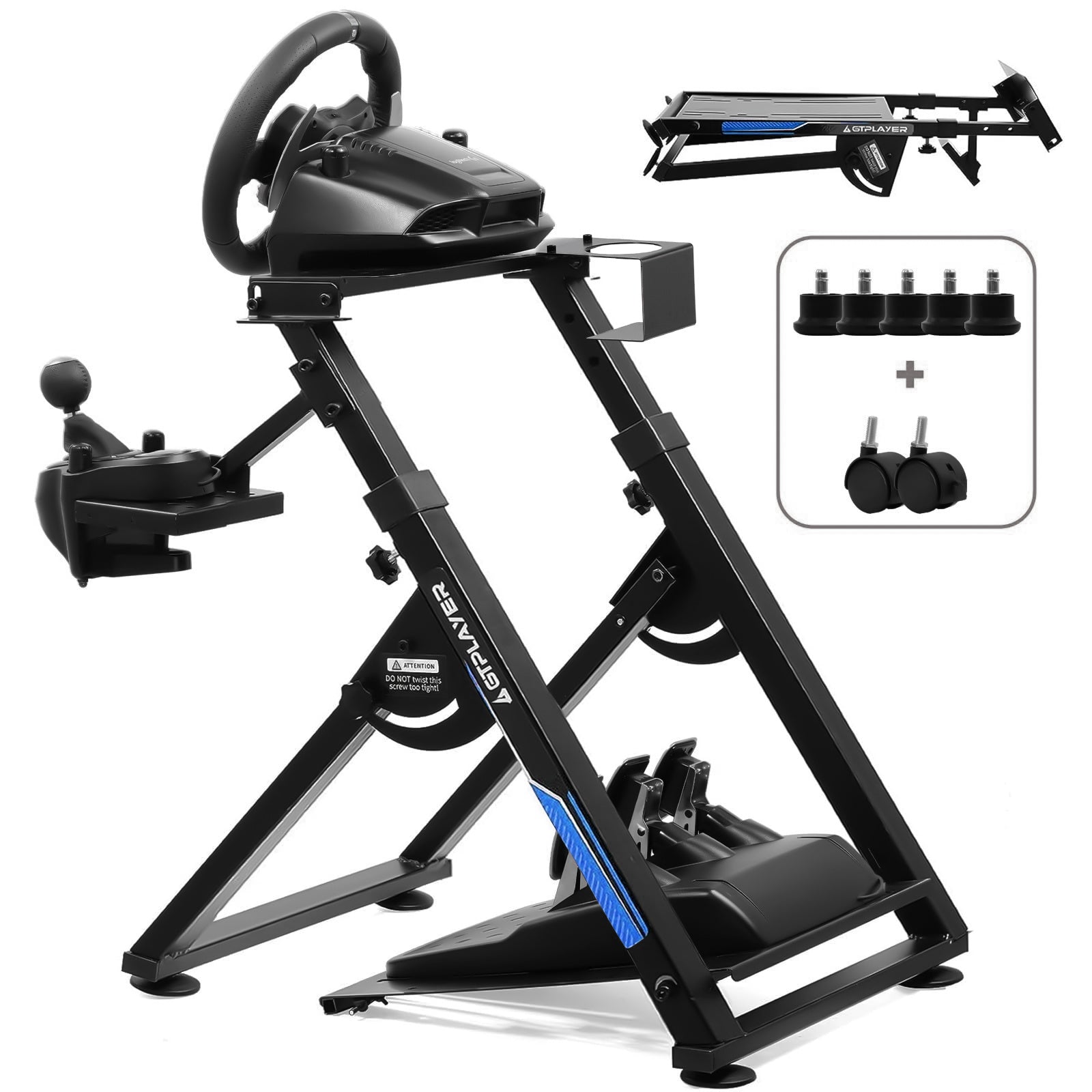 Lenkradhüllen, ORANGE für Lenkrad Gaming Wheel Stand Racing und Fahrzeug – Detailansicht 12
