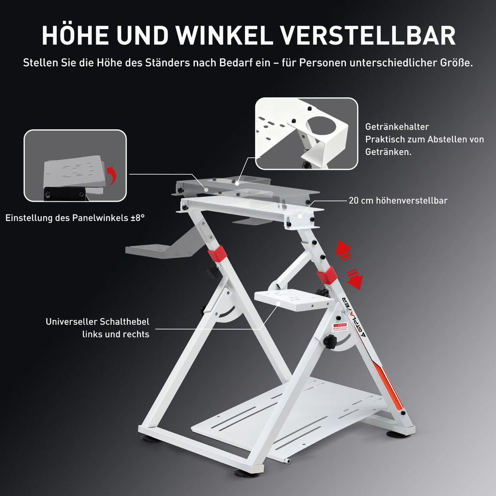 Lenkradhüllen, ORANGE für Lenkrad Gaming Wheel Stand Racing und Fahrzeug – Detailansicht 18