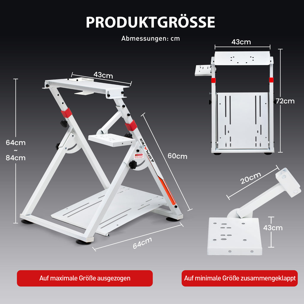 Lenkradhüllen, ORANGE für Lenkrad Gaming Wheel Stand Racing und Fahrzeug – Detailansicht 20
