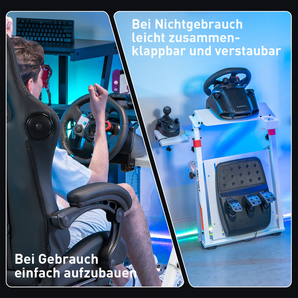 Lenkradhüllen, ORANGE für Lenkrad Gaming Wheel Stand Racing und Fahrzeug – Detailansicht 21