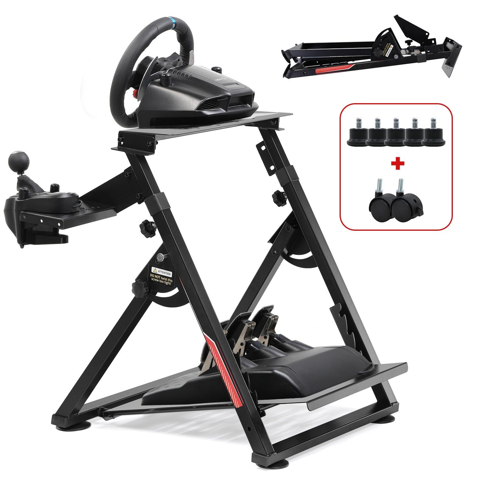 Lenkradhüllen, ORANGE für Lenkrad Gaming Wheel Stand Racing und Fahrzeug – Detailansicht 23