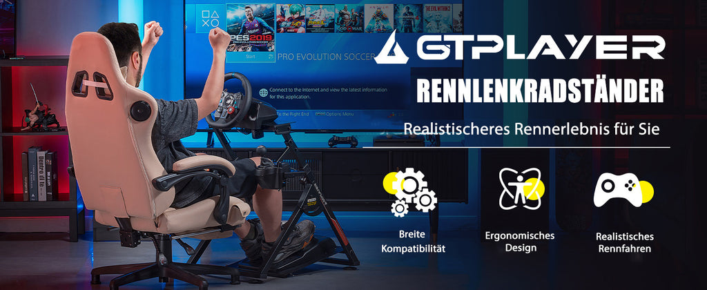 Lenkradhüllen, ORANGE für Lenkrad Gaming Wheel Stand Racing und Fahrzeug – Detailansicht 28