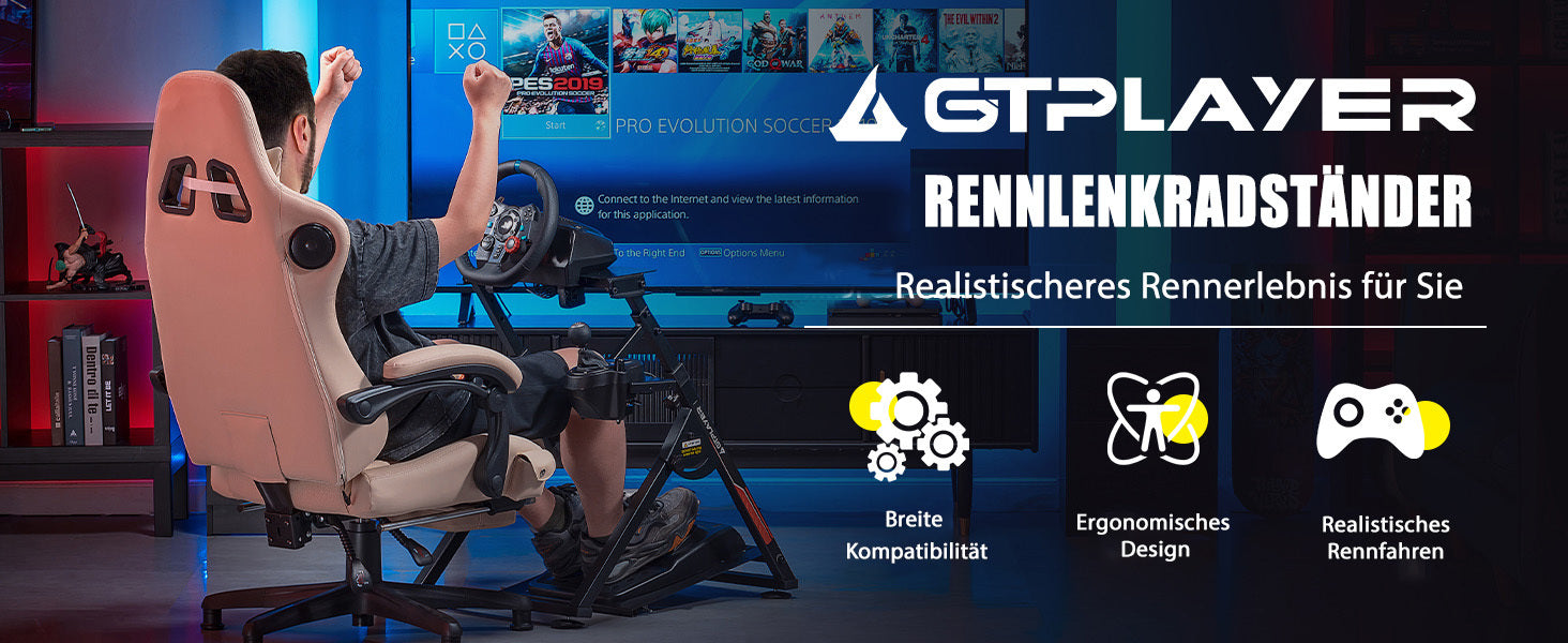 Lenkradhüllen, ORANGE für Lenkrad Gaming Wheel Stand Racing und Fahrzeug – Detailansicht 28