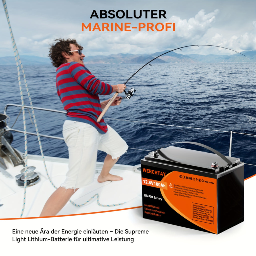 LiFePO4-Batterie, 12,8V für Wohnmobil und Alltag – Detailansicht 6