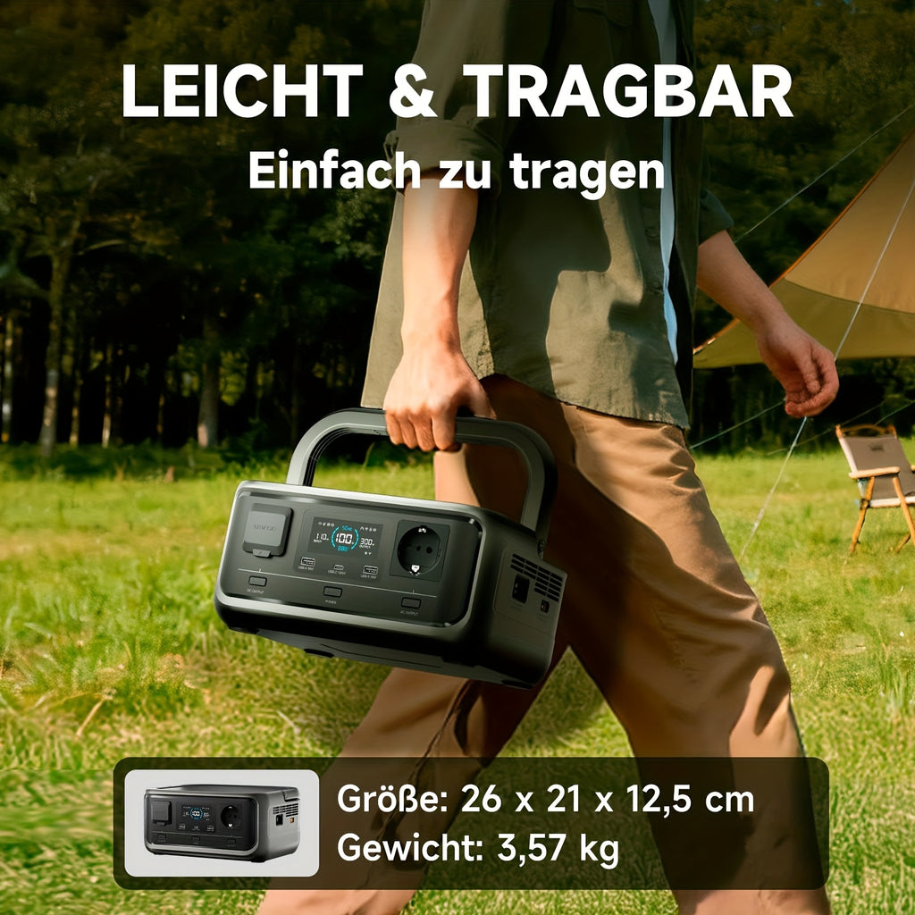 LiFePO4-Batterie, 300W für Camping und Reisen – Detailansicht 10