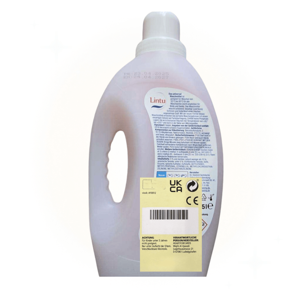 Lintu Vollwaschmittel Universal Gel, 375 L für Alltag und Zuhause – Detailansicht 2