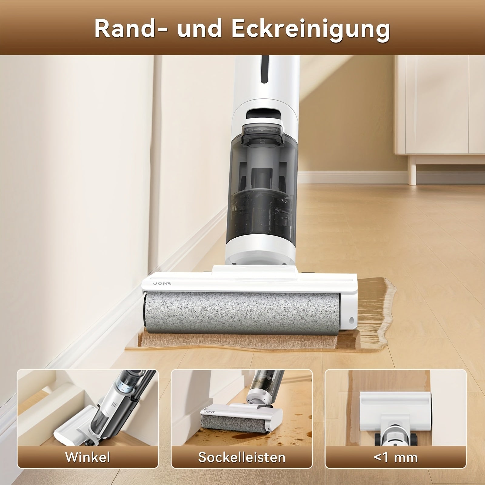 Lite Trocken- und Nassreinigungsmop, JONR ED12 Lite für Alltag und Zuhause – Detailansicht 6
