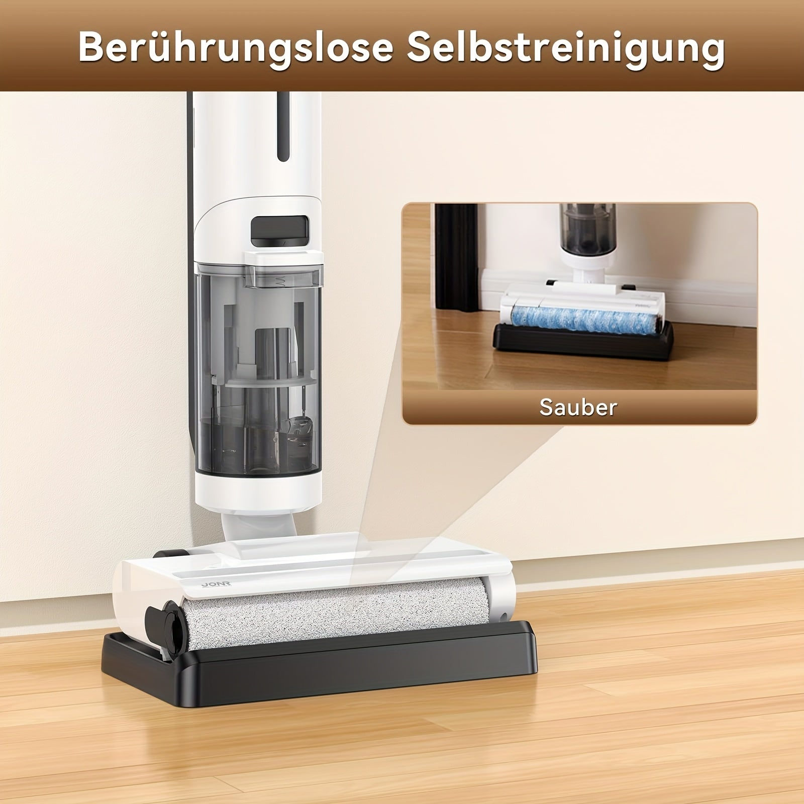 Lite Trocken- und Nassreinigungsmop, JONR ED12 Lite für Alltag und Zuhause – Detailansicht 9