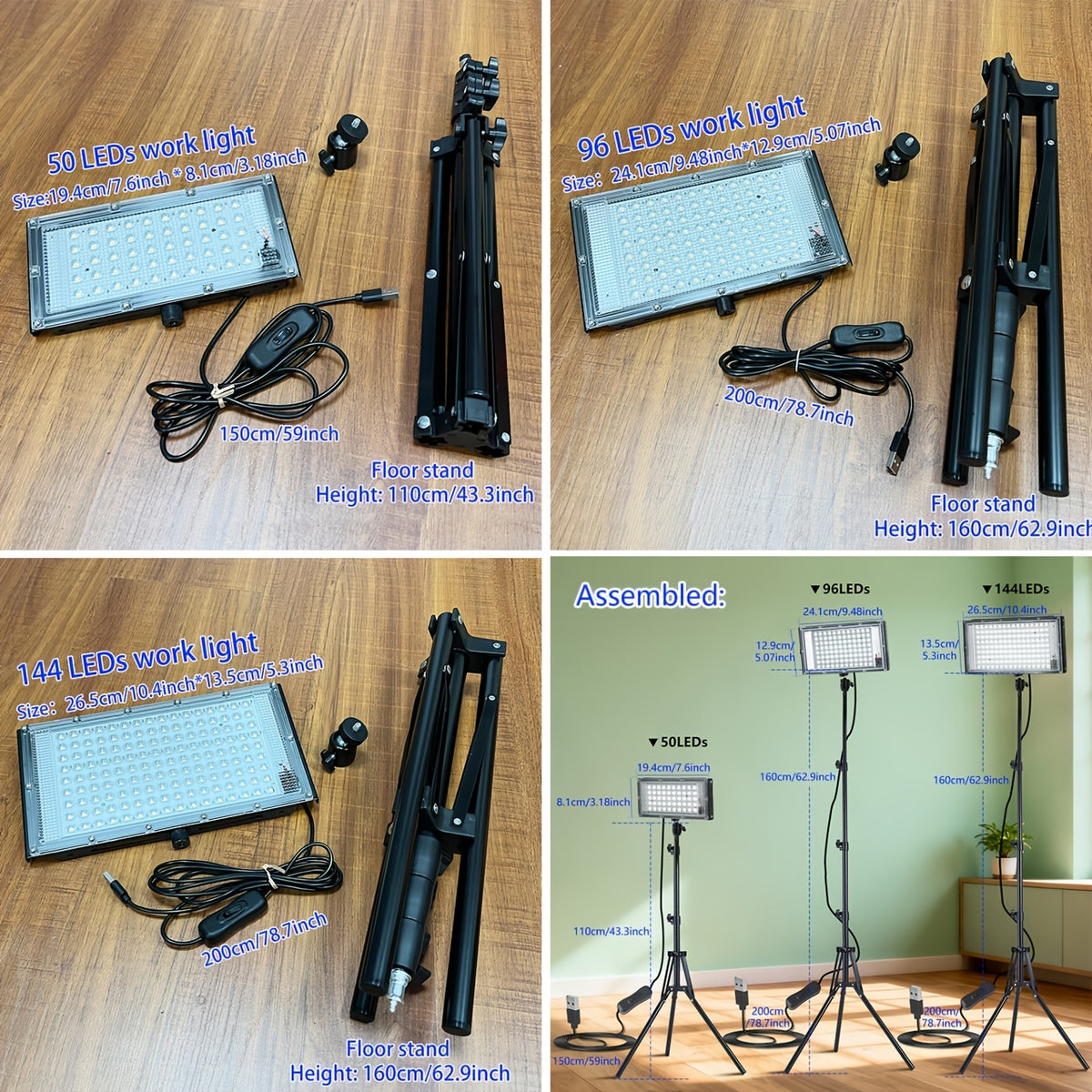 Live Work Lights, 360° drehbar für Malen und Alltag – Detailansicht 3