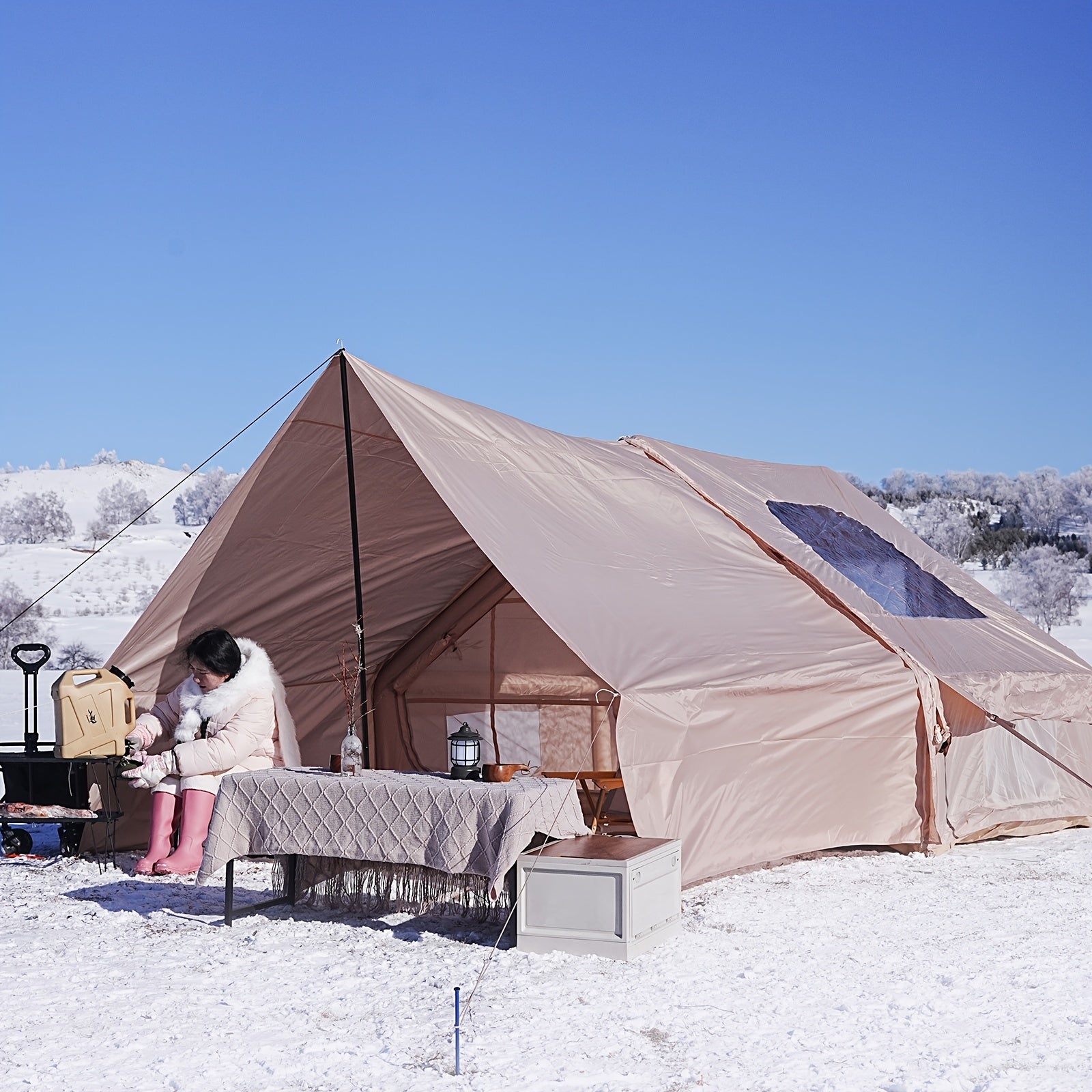 Luft-Skylight-Zelt, 4-6 für Camping und Reisen – Detailansicht 26