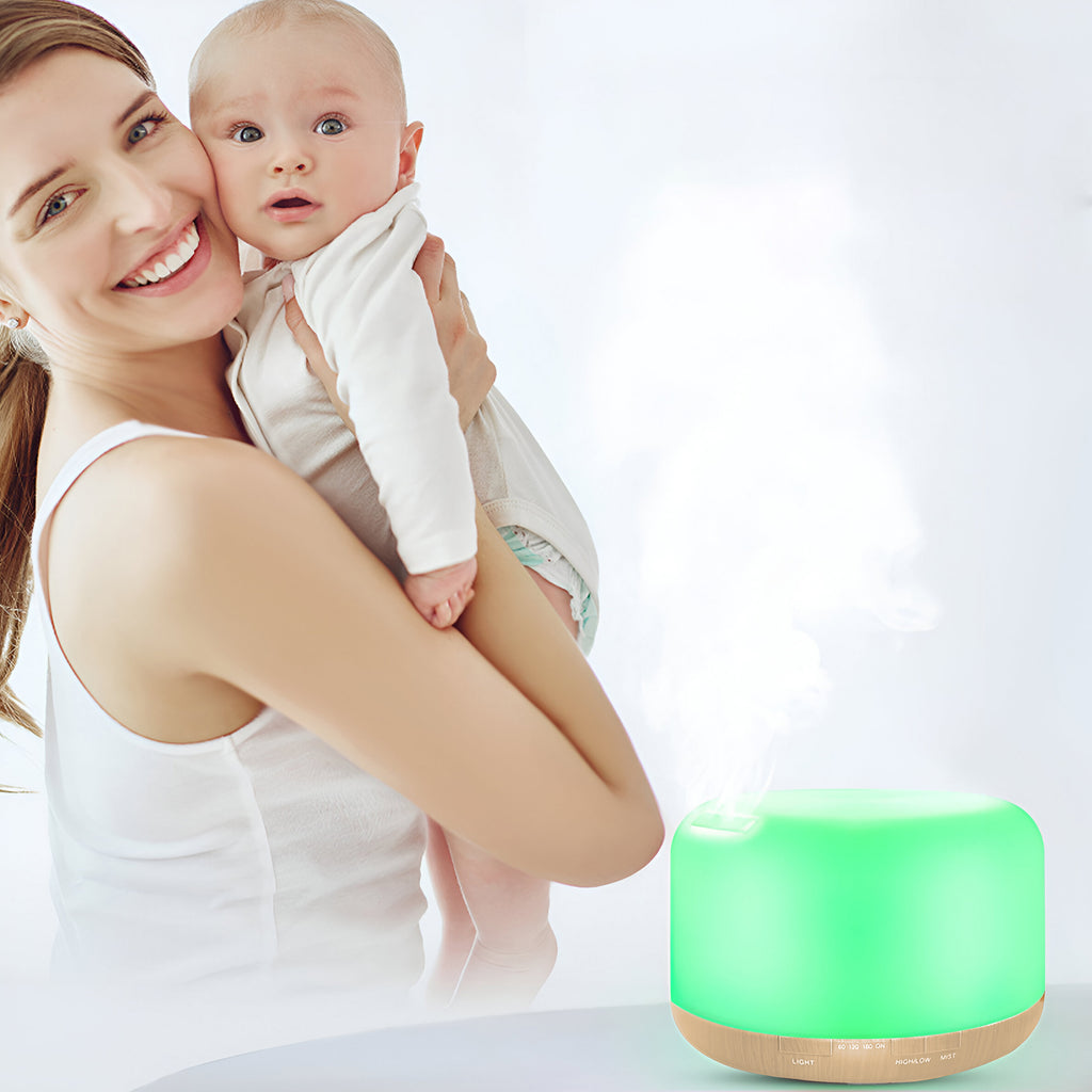Luftbefeuchter, LED-Beleuchtung für Schlafzimmer und Bett – Detailansicht 20