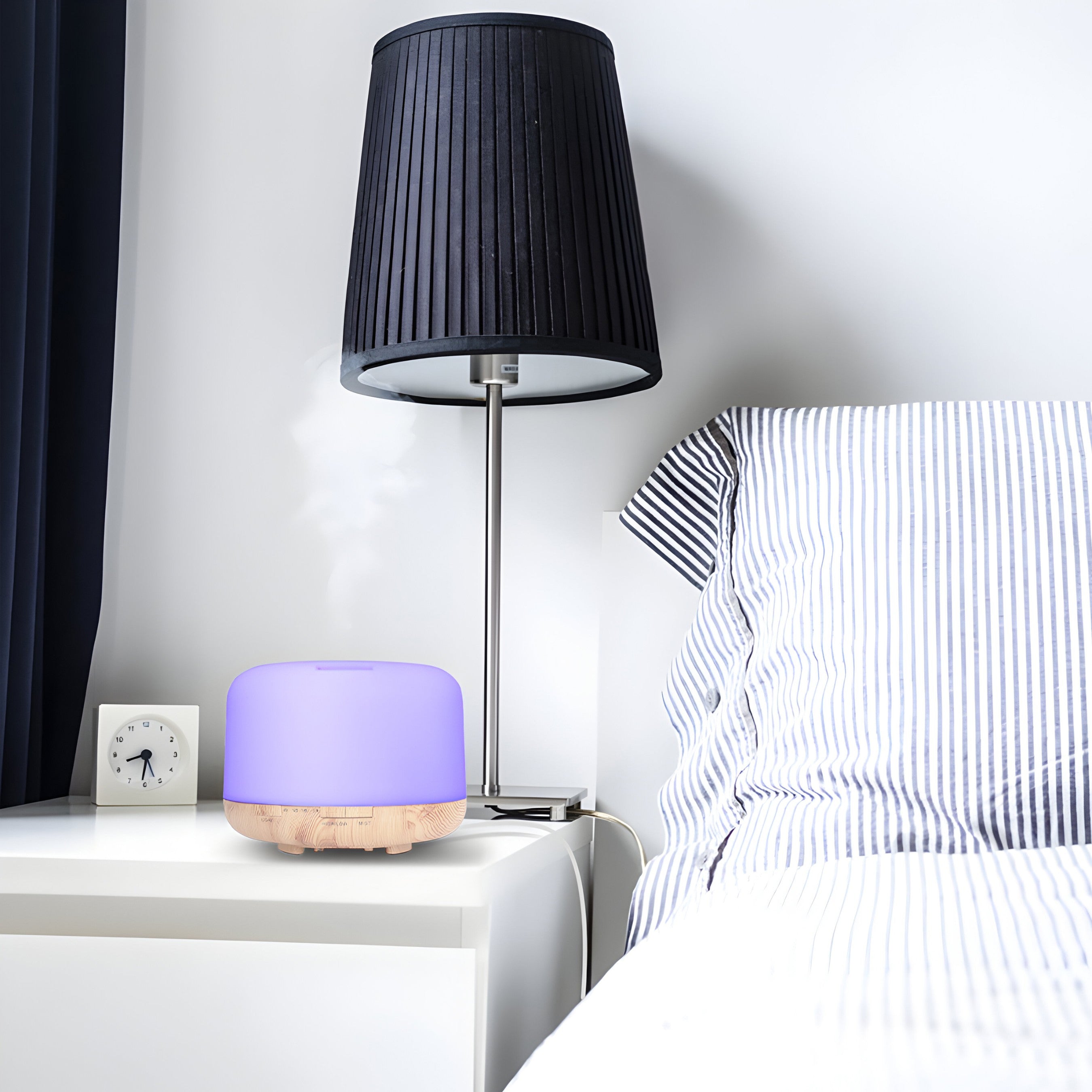 Luftbefeuchter, LED-Beleuchtung für Schlafzimmer und Bett – Detailansicht 21