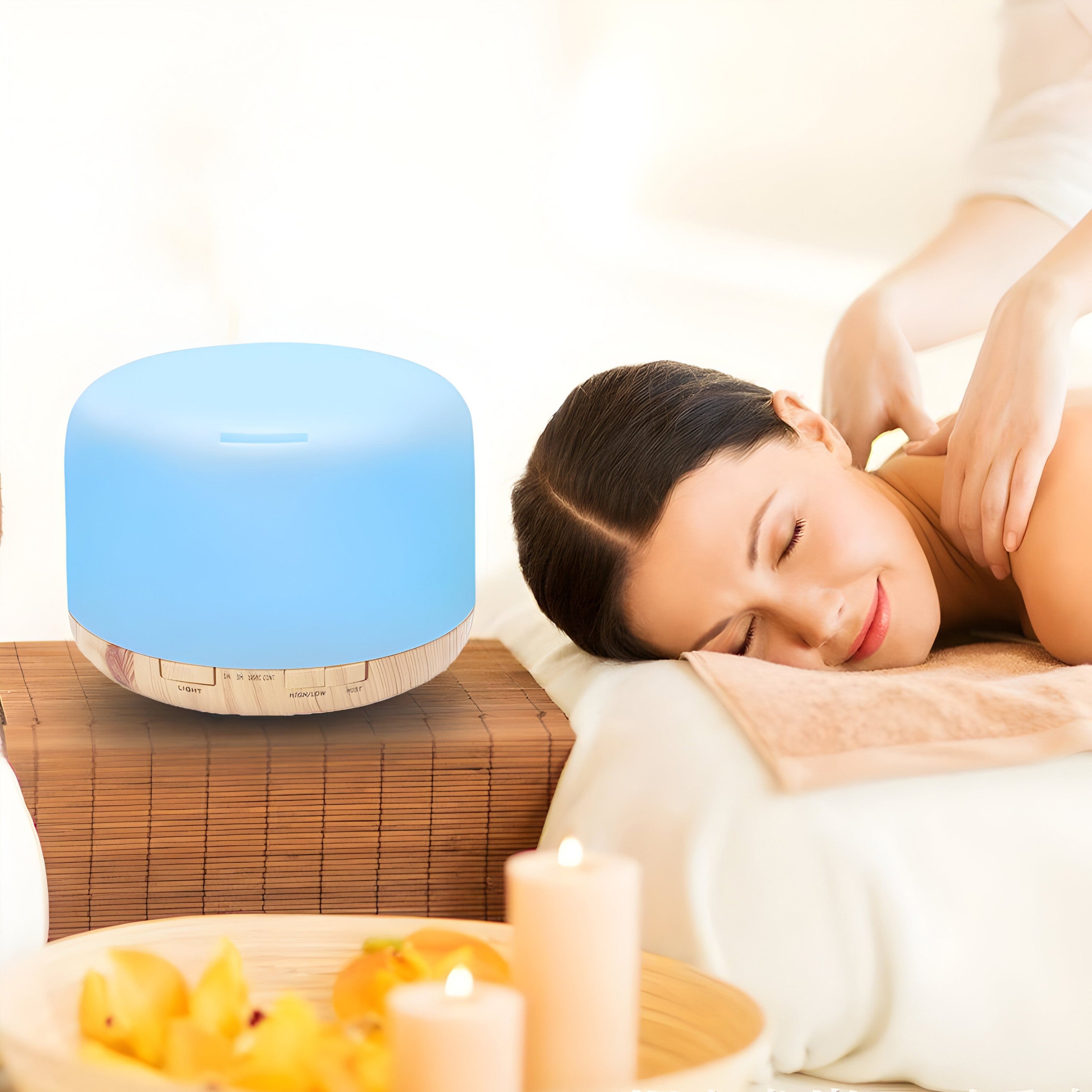 Luftbefeuchter, LED-Beleuchtung für Schlafzimmer und Bett – Detailansicht 22