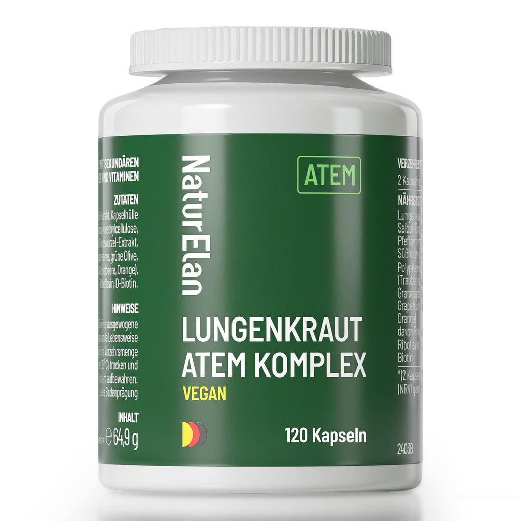 Lungenkraut Kapseln - Atem Komplex, 2er Pack für Zuhause und Haustiere – Hauptansicht