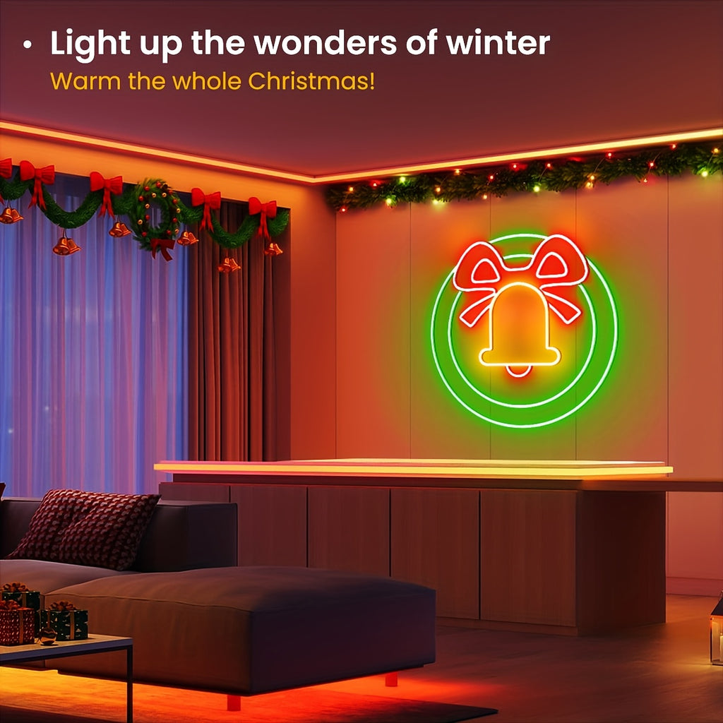 m LED Neon Seillichter, LED-Beleuchtung für Schlafzimmer und Bett – Detailansicht 17
