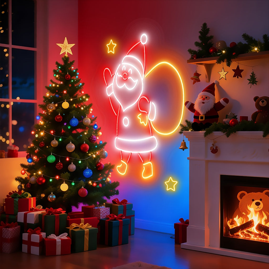 m LED Neon Seillichter, LED-Beleuchtung für Schlafzimmer und Bett – Detailansicht 18