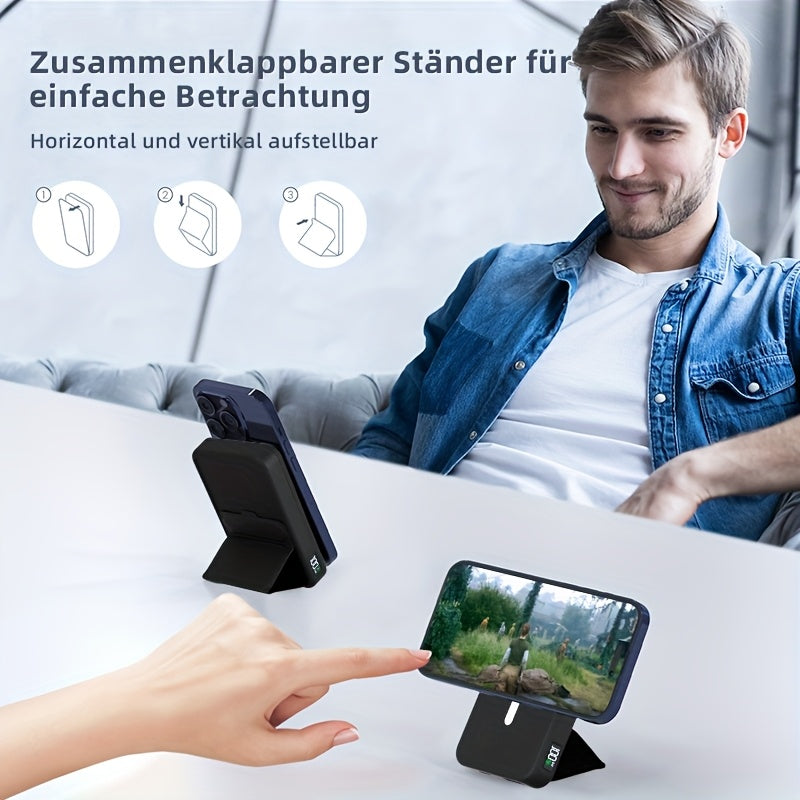 Magnetische Batterie, 10000mAh für iPhone 15 und 15 Plus – Detailansicht 2